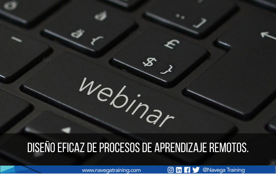 Diseño eficaz de procesos de aprendizaje remotos