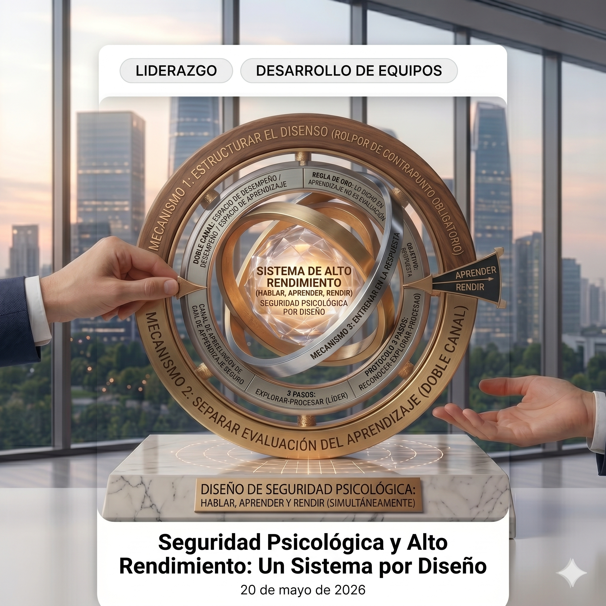 3 mecanismos para crear seguridad psicológica (sin bajar la exigencia)